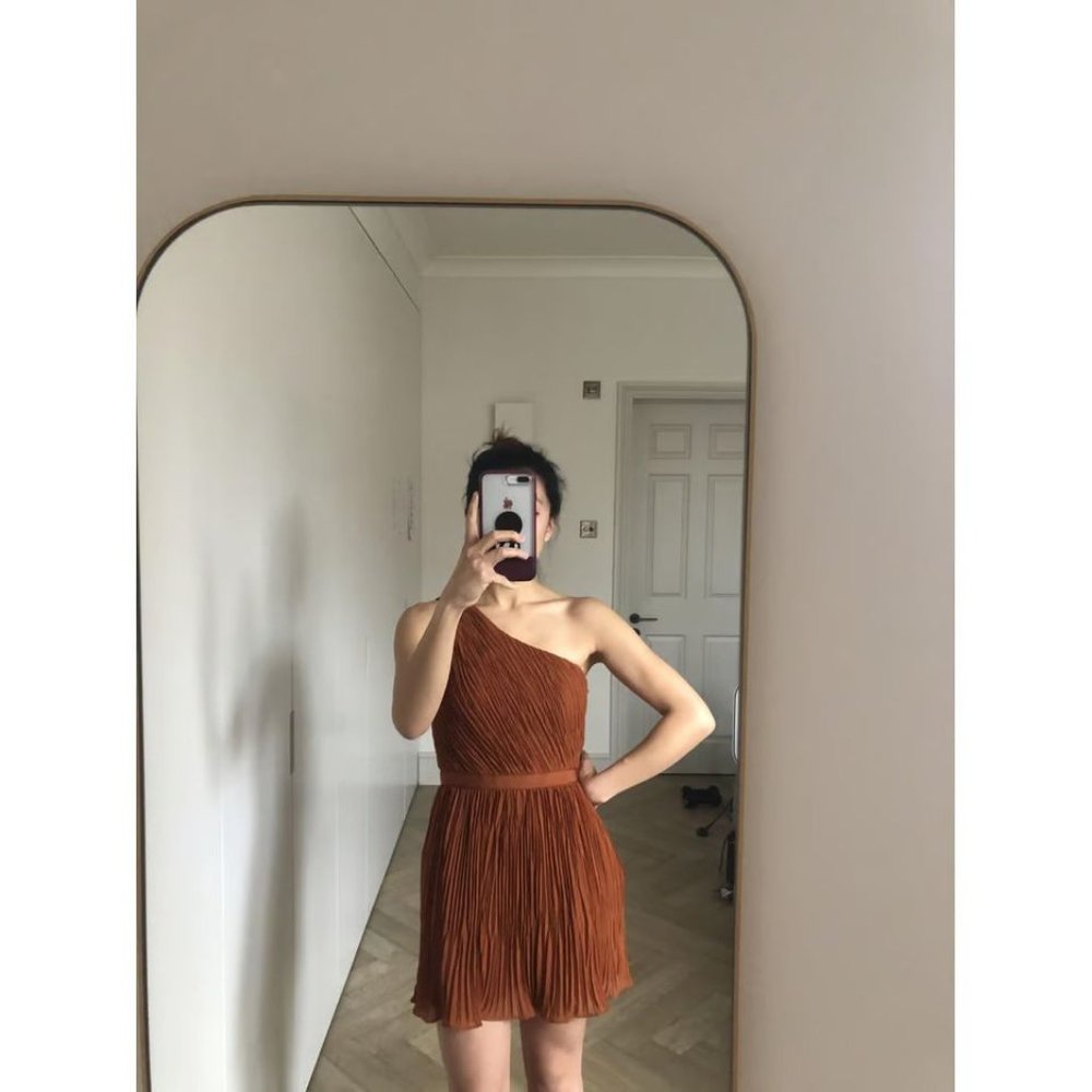 NWT Club Monaco one shoulder dress